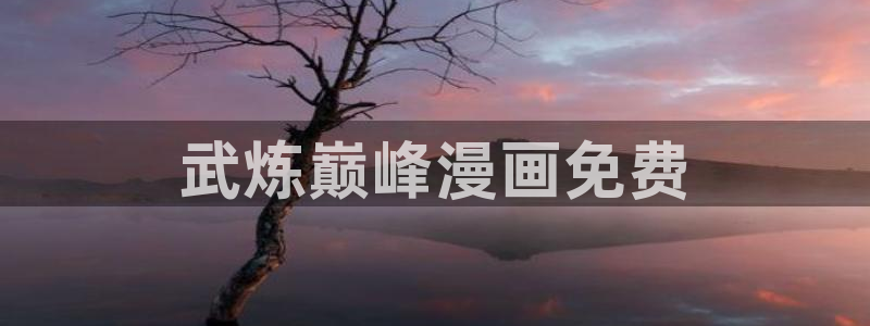 虫虫漫画在线播放：武炼巅峰漫画免费